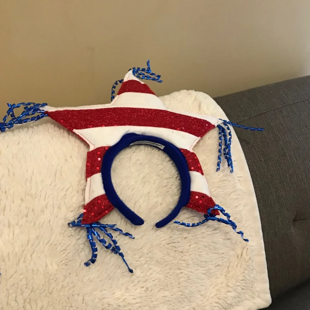 The Great Pretend Ears Headband Stars & Stars Fourth of July Hat